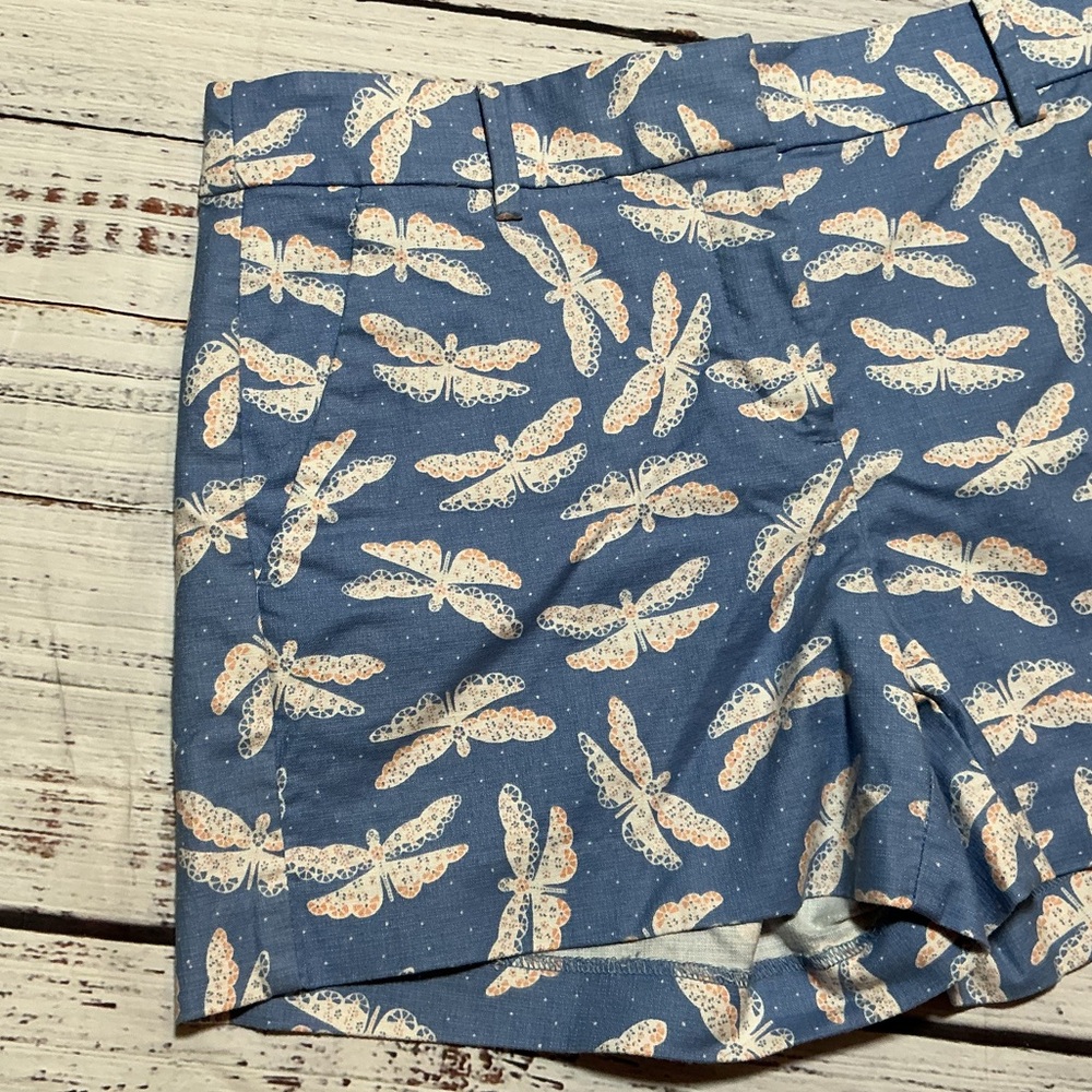 LOFT Riviera Short blue with butterfly pattern. Size 4 - Picture 6 of 11